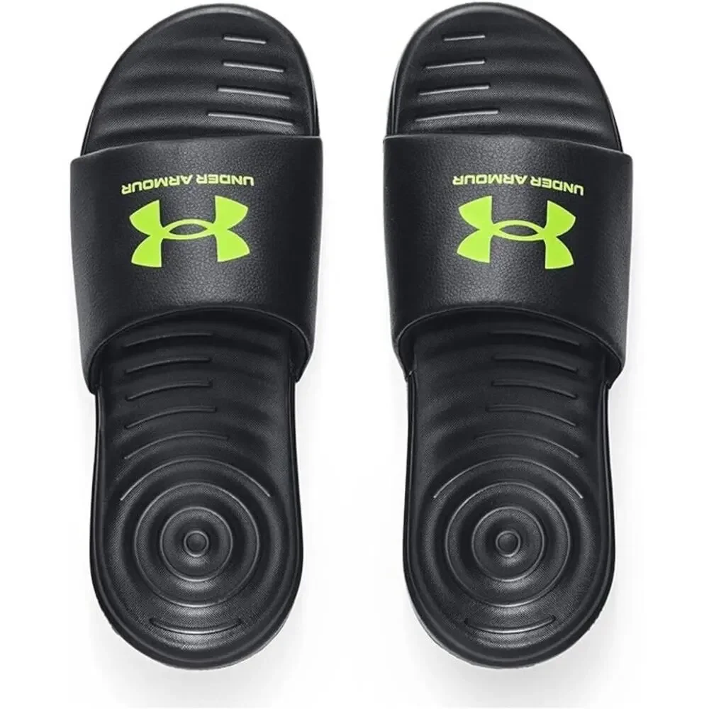 NWT! Under Armour Men's Ansa Fixed Strap Black/Lime 14,‎ US